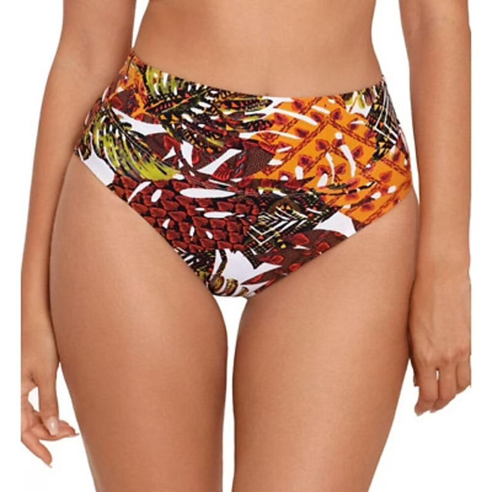 Skinny Dippers Shandy Dream Floral High-Waist Bikini Bottoms XL NWT